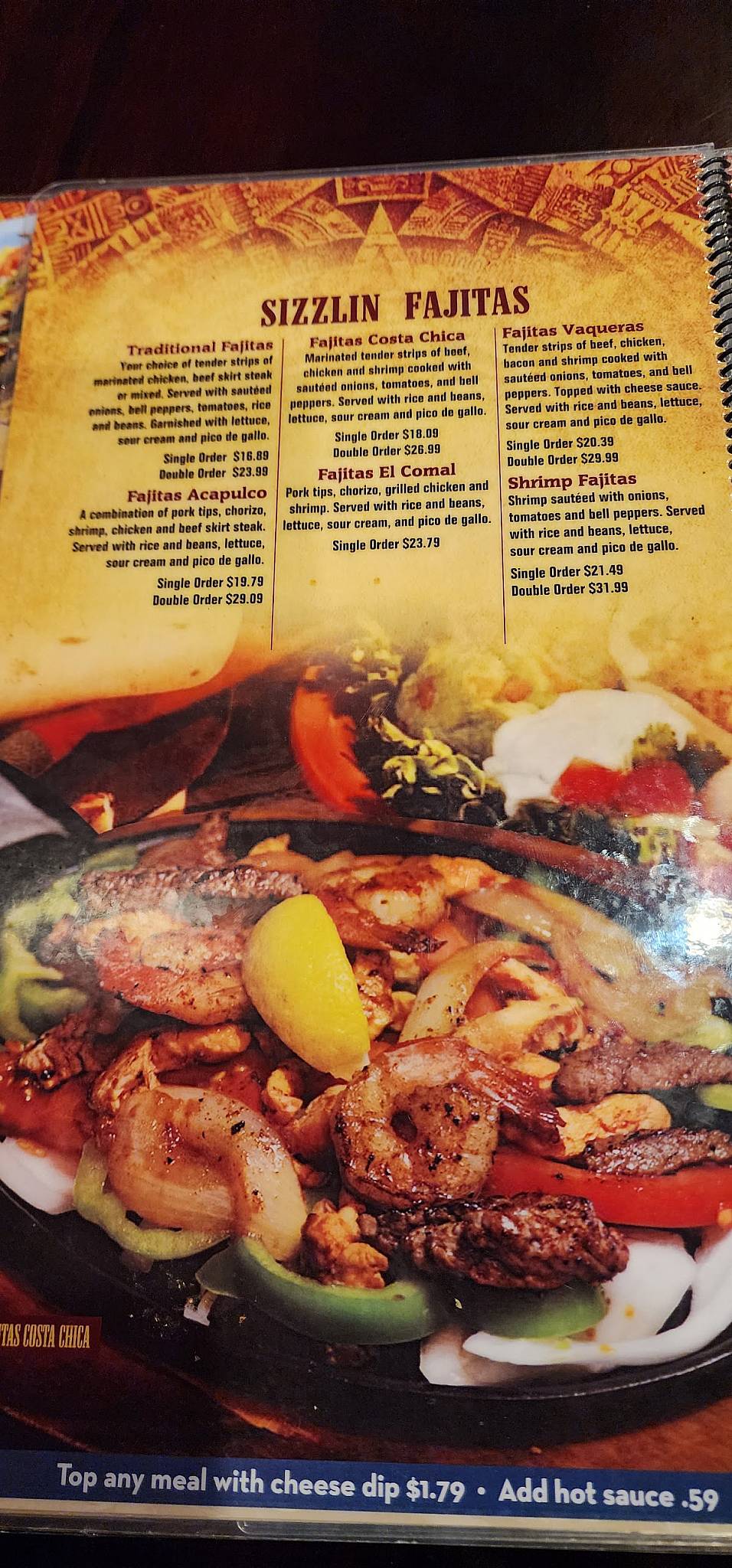 El Ranchero Mexican Restaurant меню