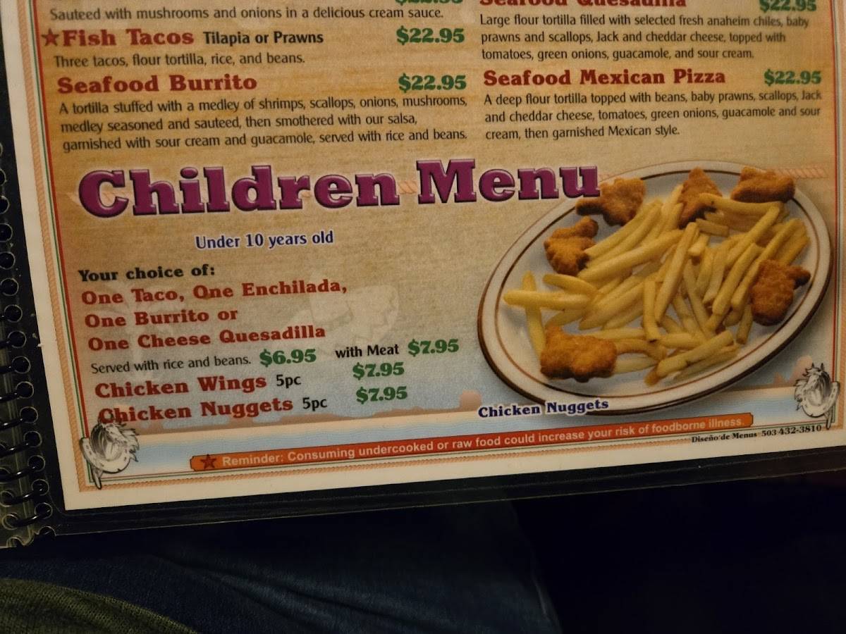 El Rancho Viejo Ridgefield меню