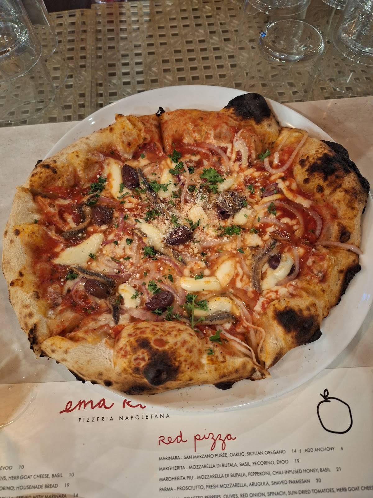 Ema Rossi Pizzeria меню