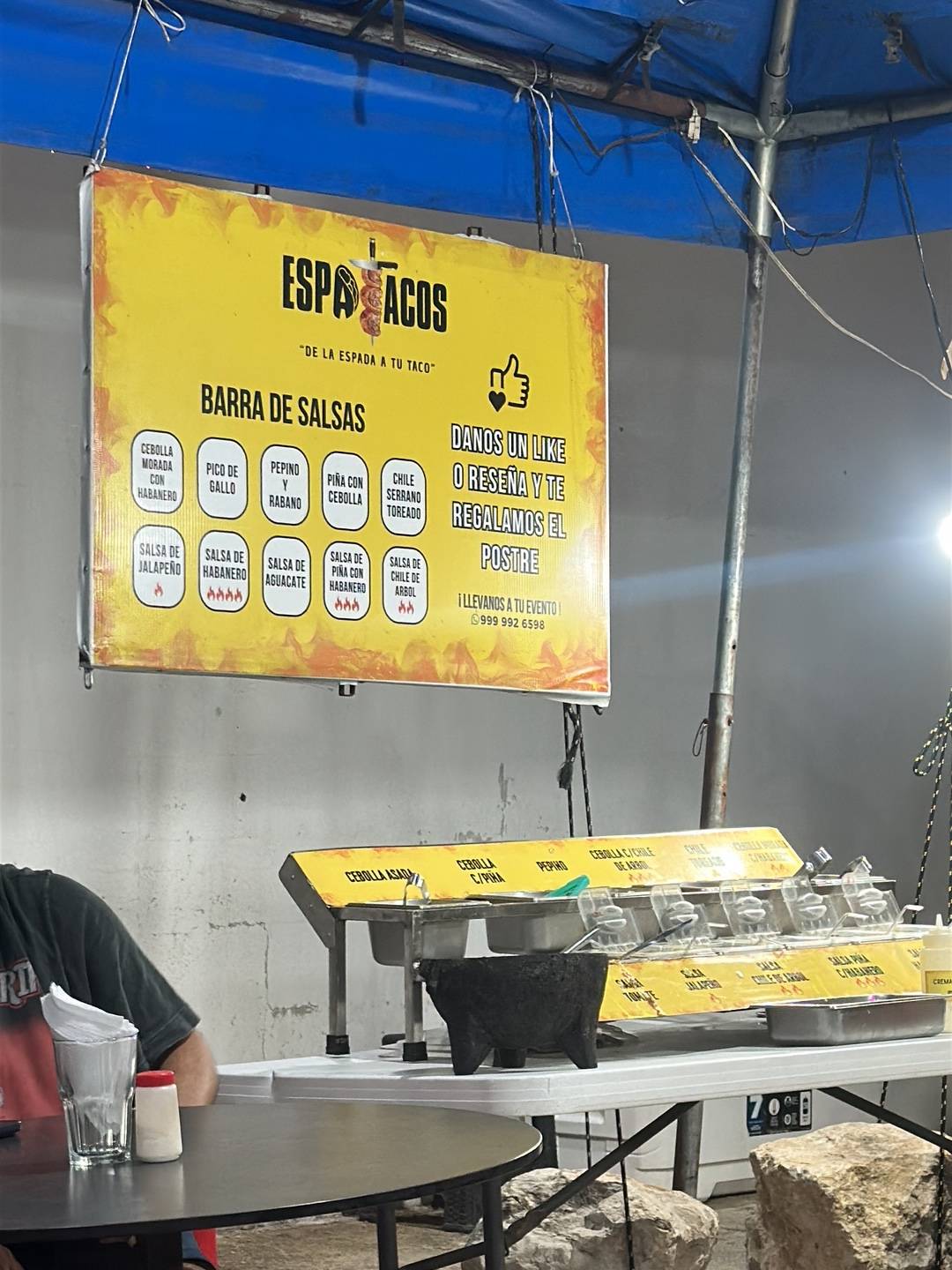 Espatacos меню