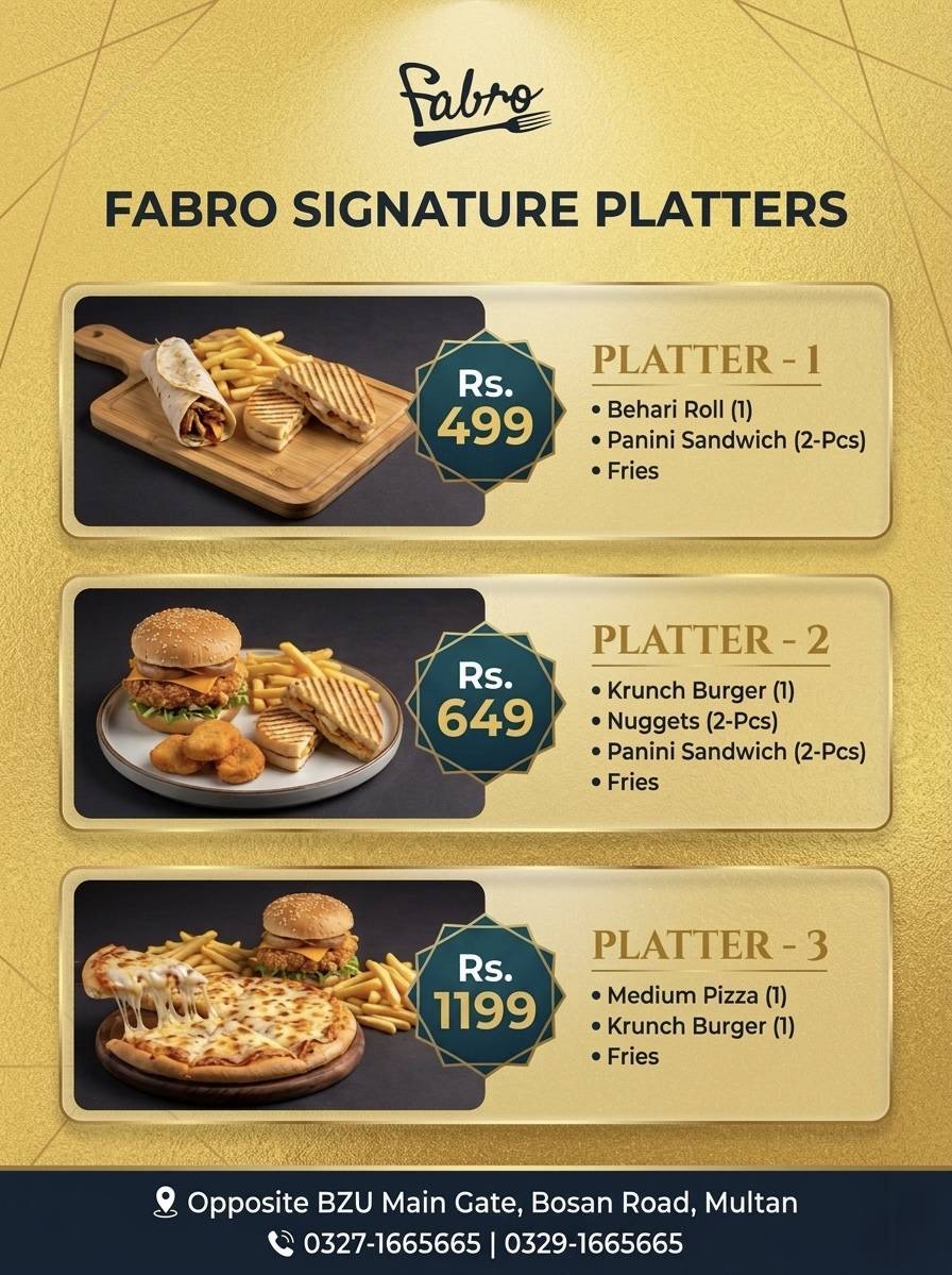 FABRO меню