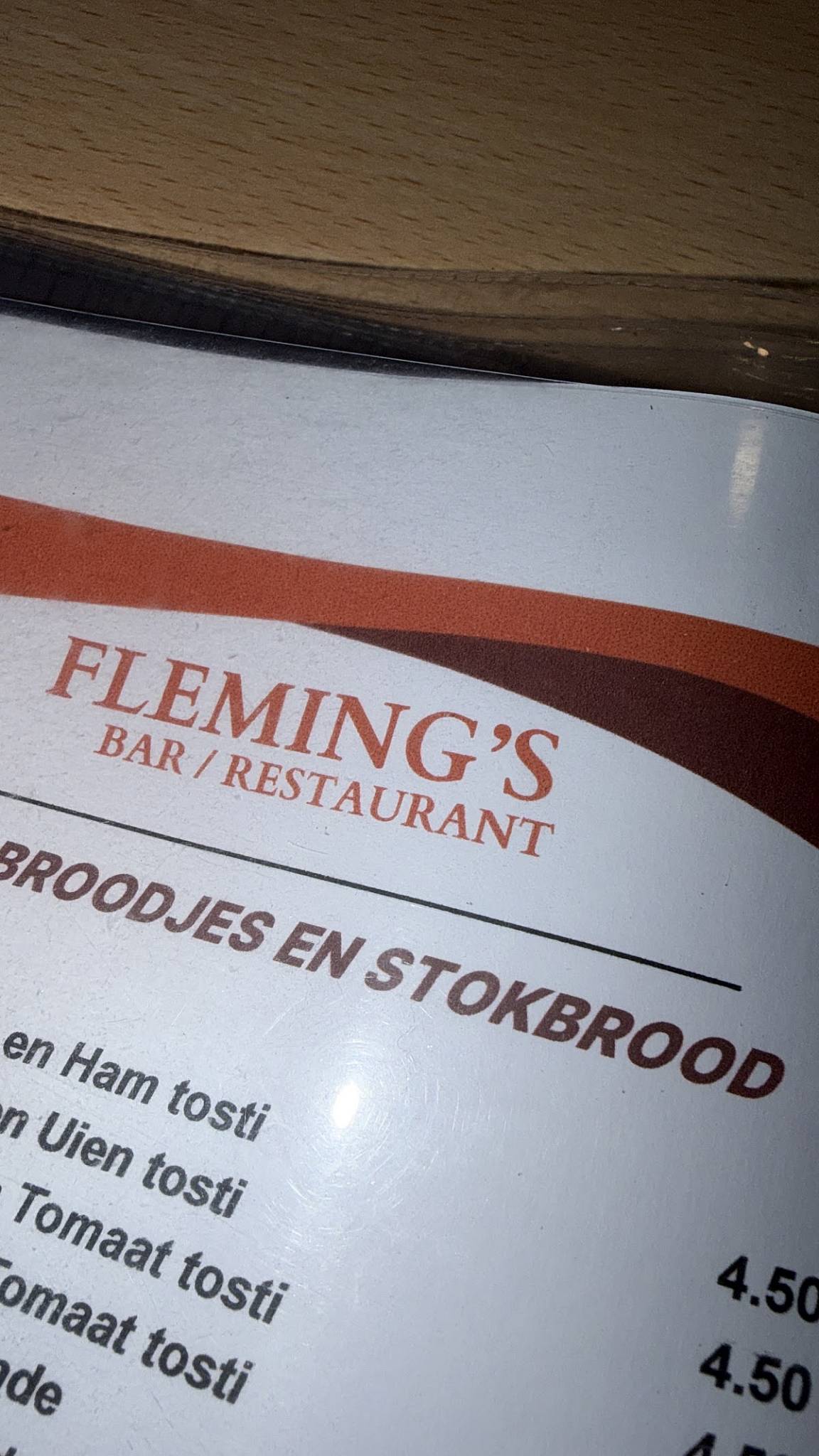 FLEMING'S меню