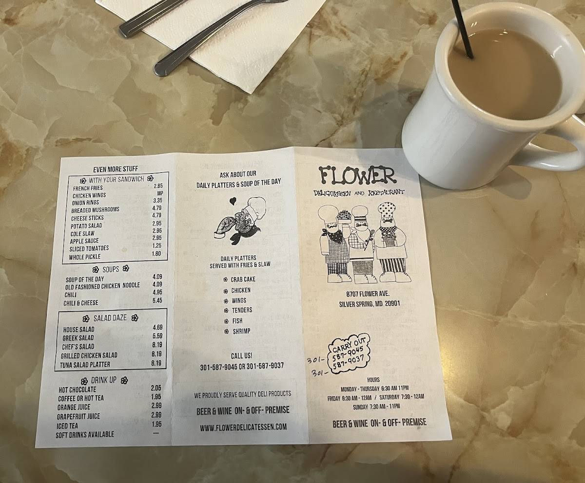 Flower Deli меню