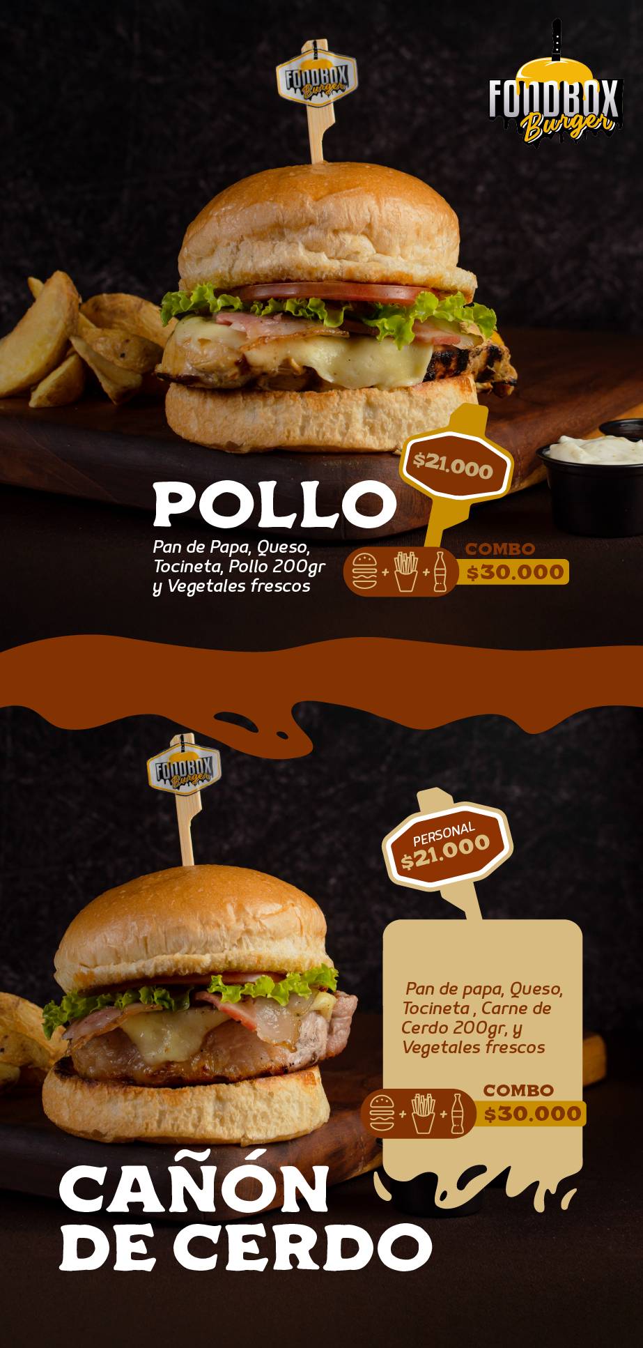 FoodBox Burger Alcaravan меню