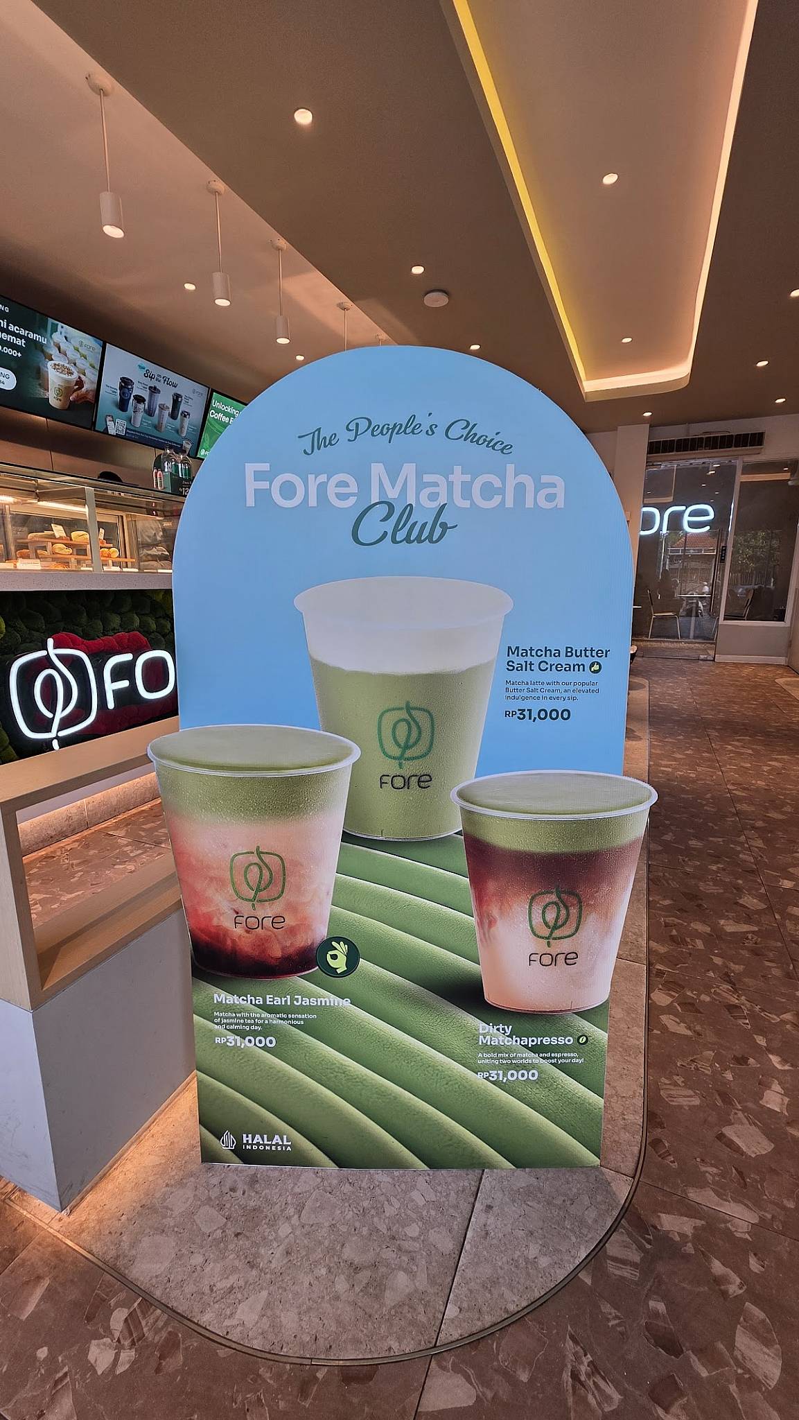 Fore Ru Меню Fore Coffee - Ruko Bukit Palma, Сурабая