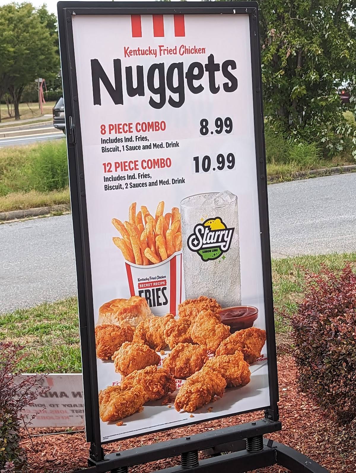 KFC меню