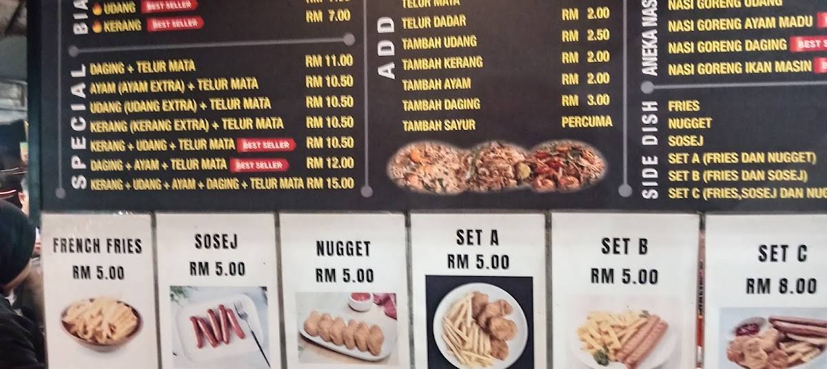 GERAI KAK ROSE KITCHEN меню