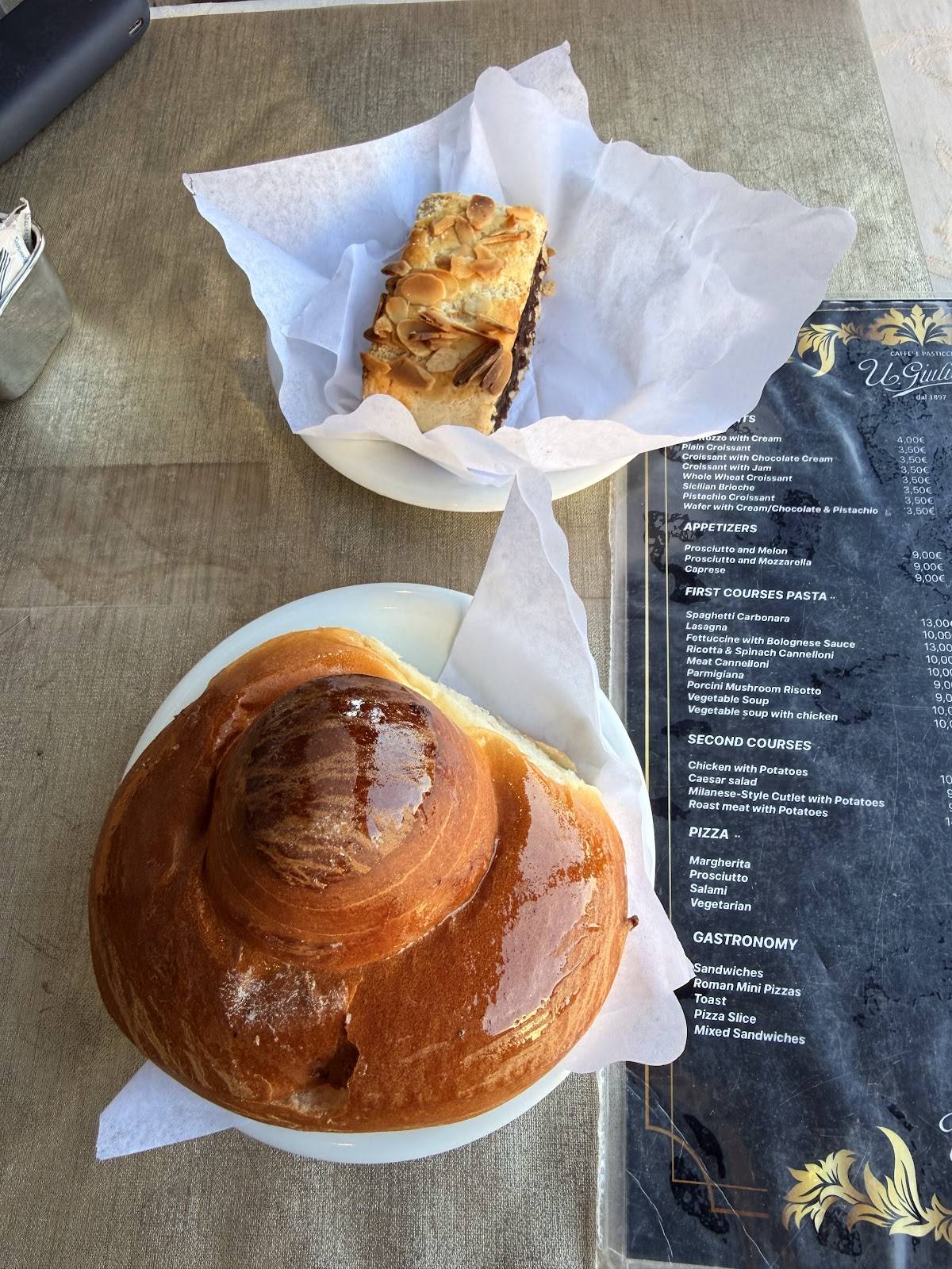 Gran Caffè Giuliani меню
