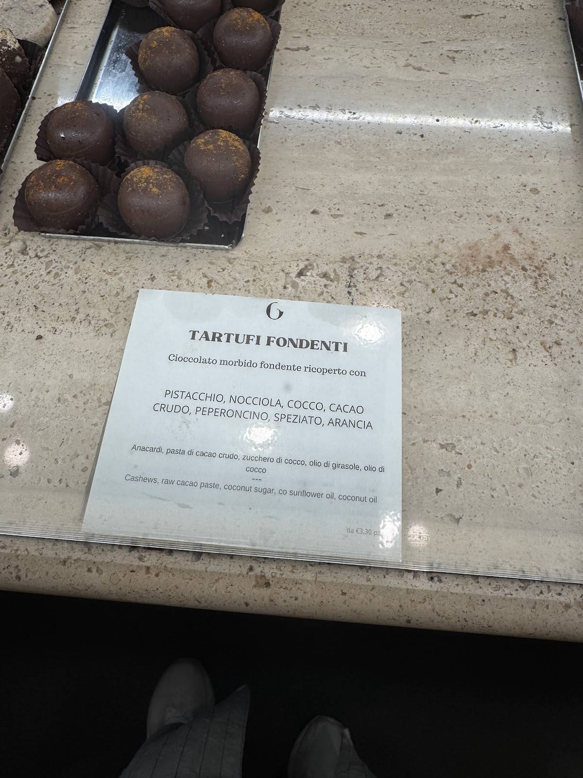 Grezzo Raw Chocolate меню