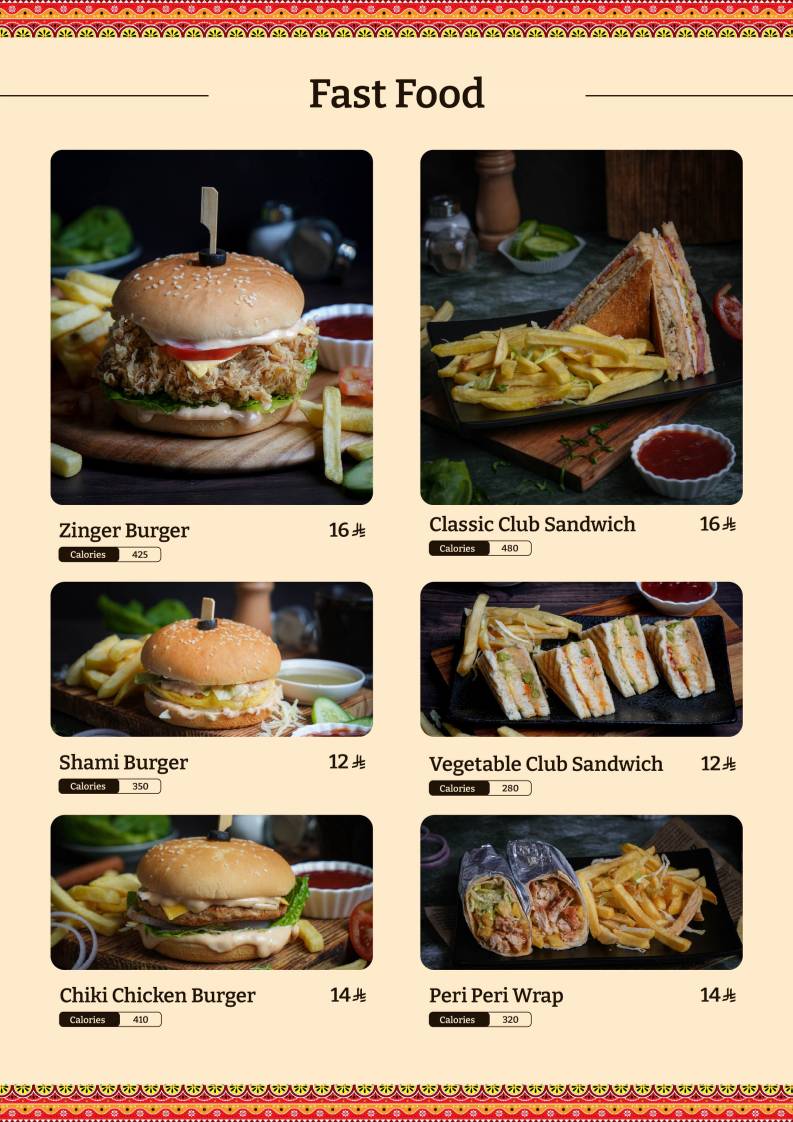 Grill n Rice Restaurant меню