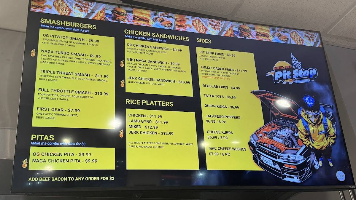 Halal Pit Stop меню