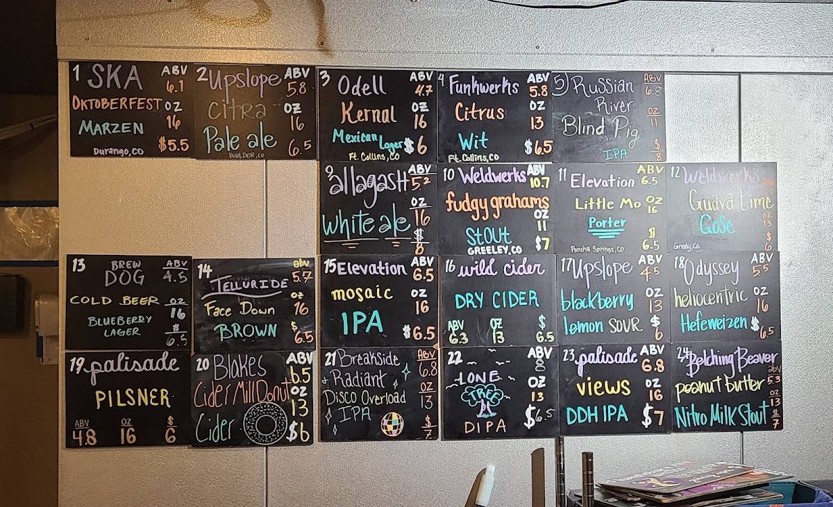 Handlebar Tap House меню
