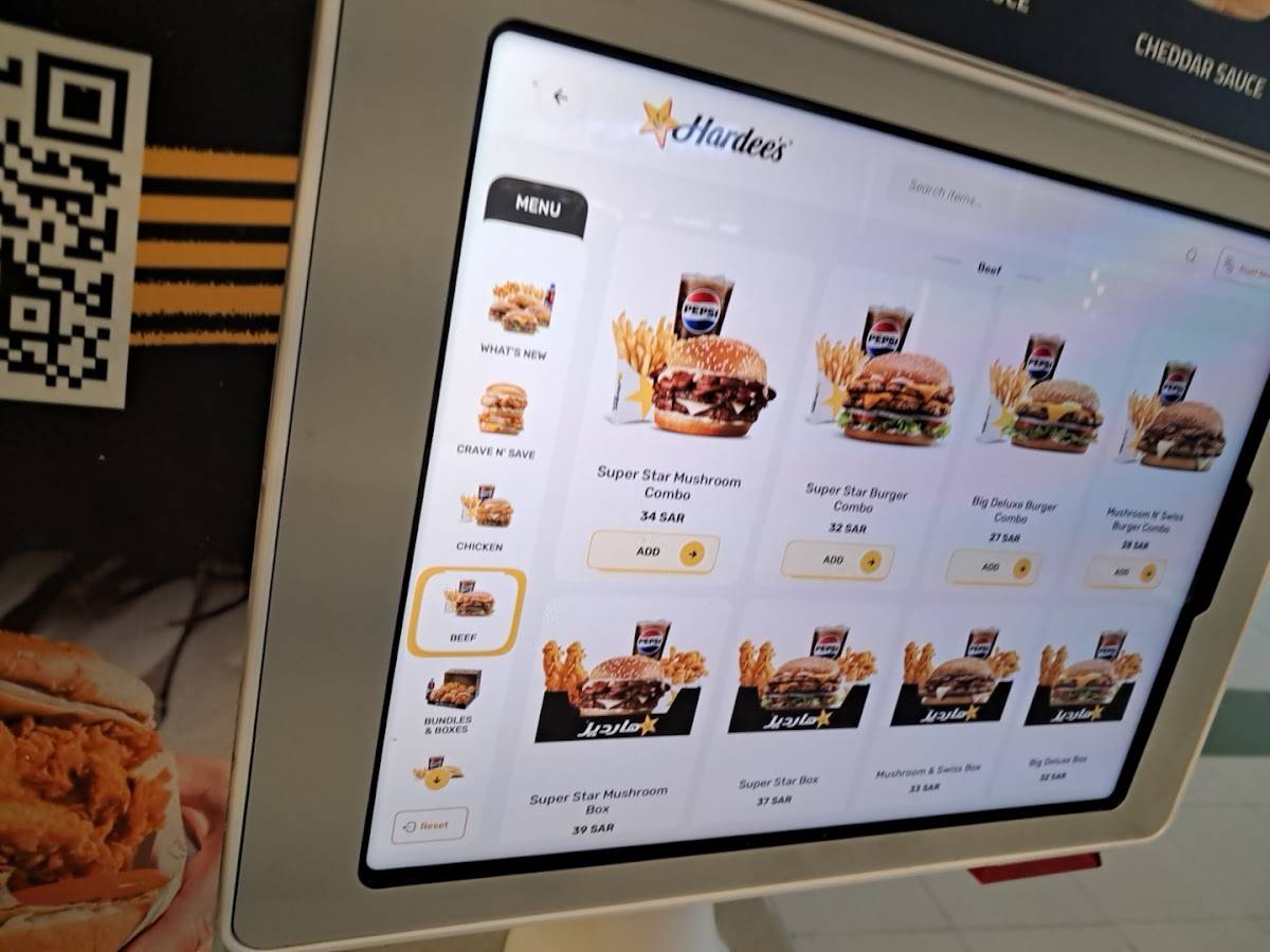 Hardee's меню