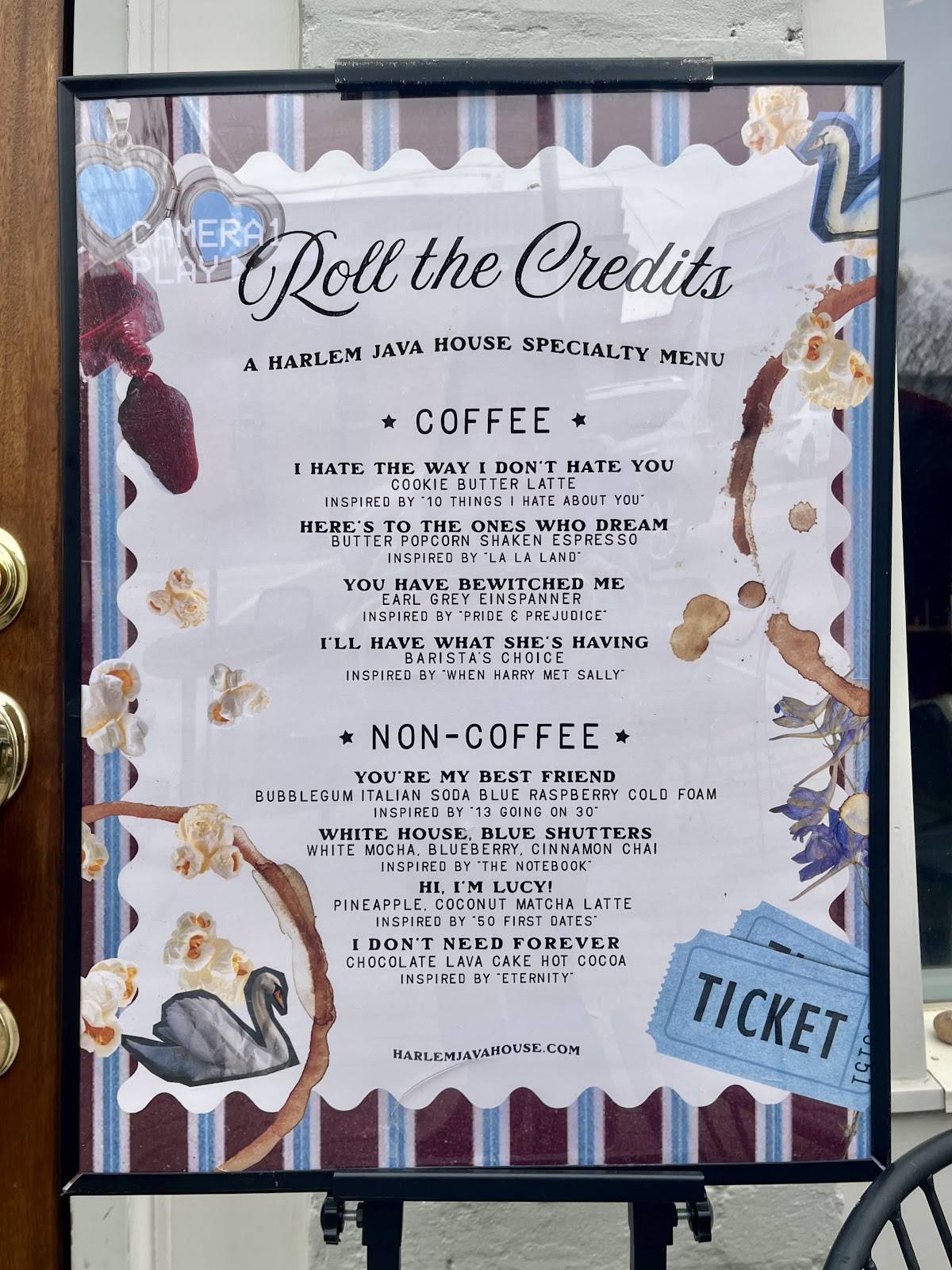 Harlem Java House меню