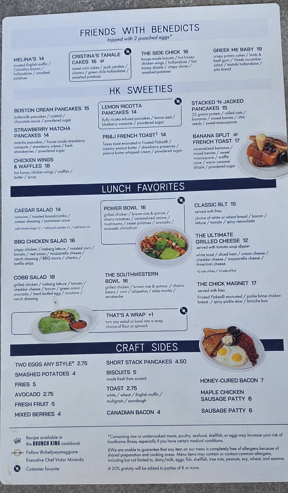Hash Kitchen меню
