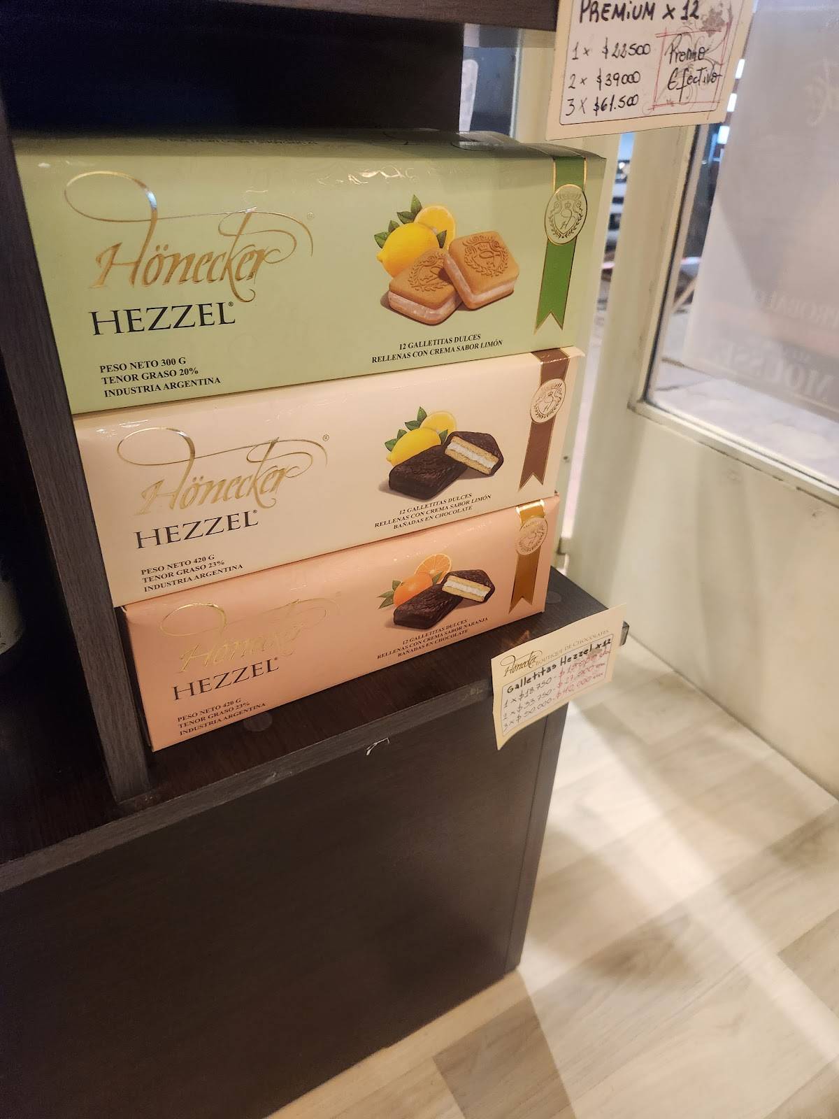 Hönecker Boutique De Chocolates меню