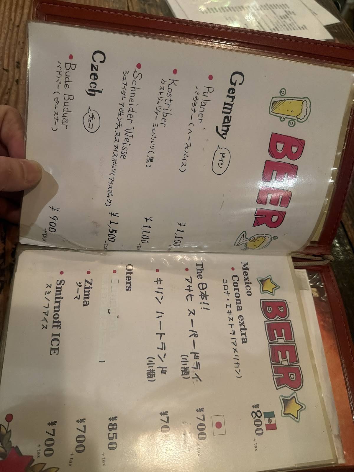 Irish pub sheep’s меню
