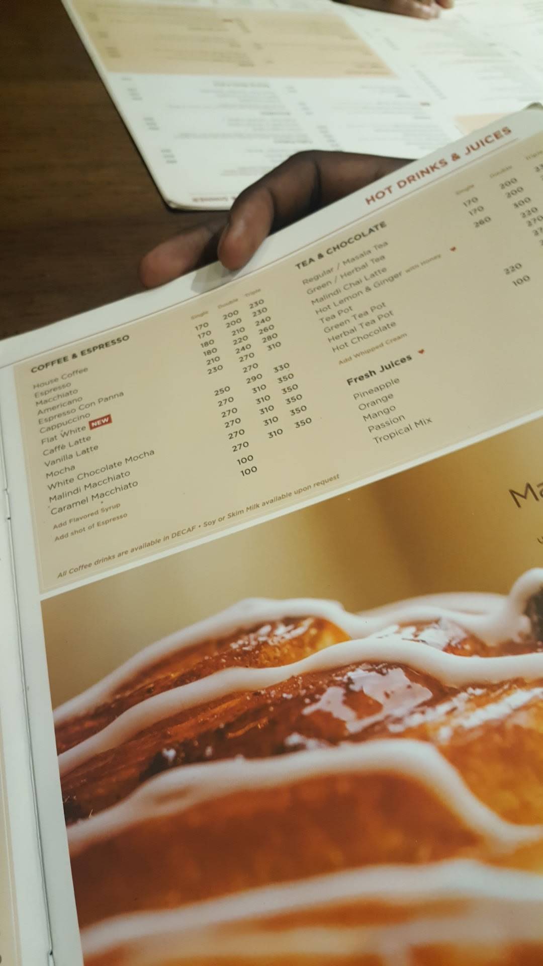 Java House - Capital Centre меню