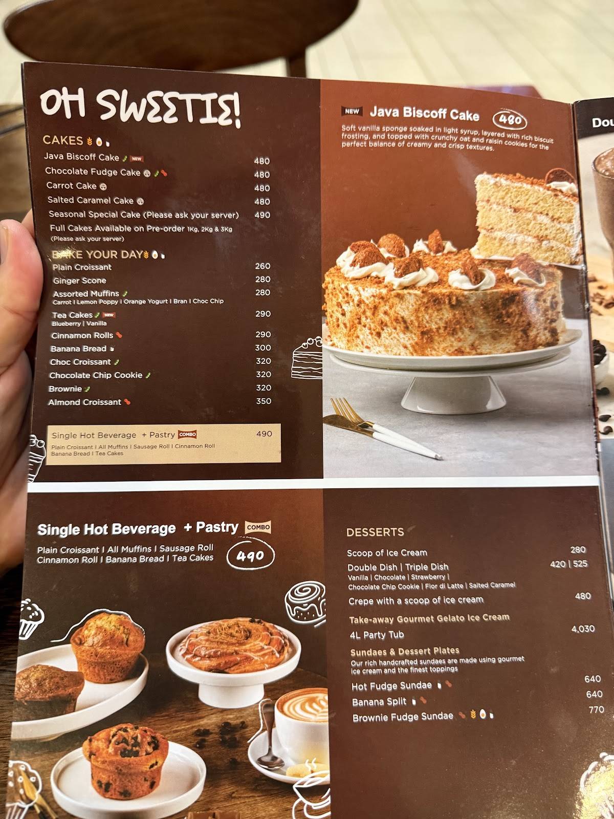 Java House - Sarit Centre меню