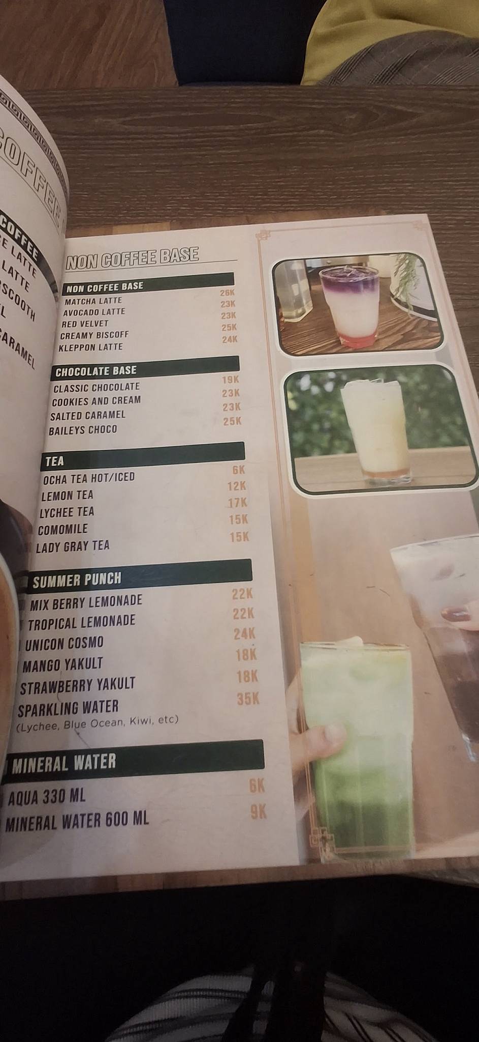 Modoru coffee меню