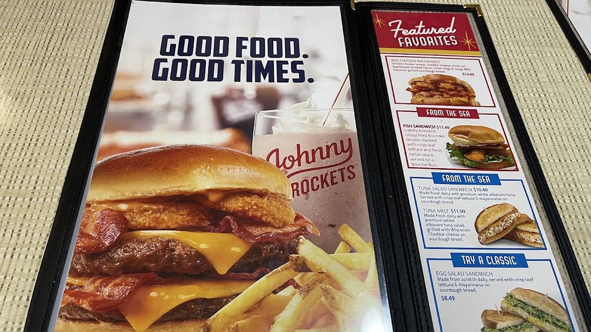 Johnny Rockets меню