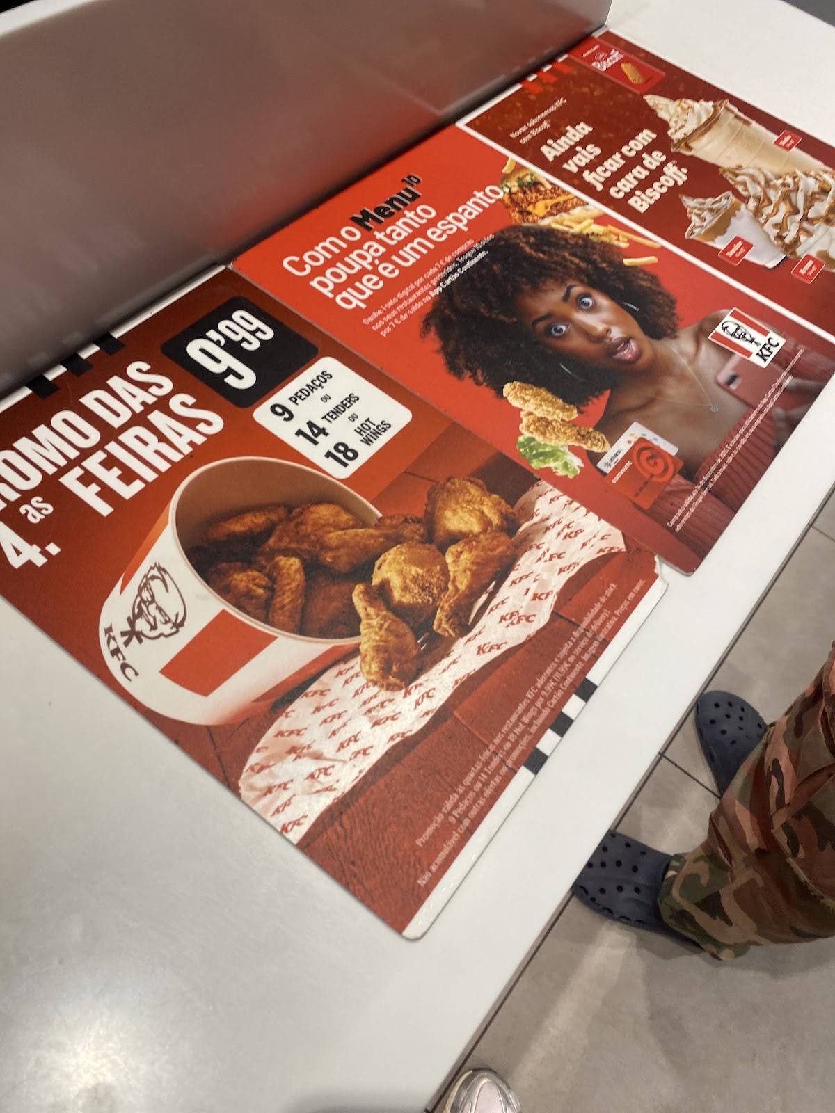 KFC Algés меню