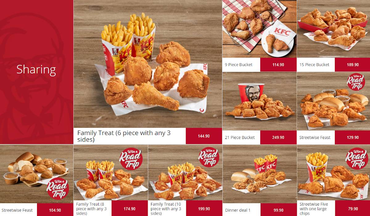KFC Bizana меню