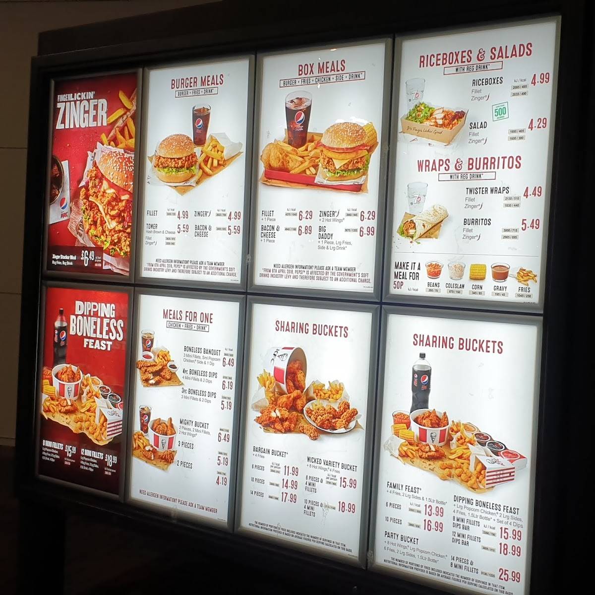 KFC Raunds - Warth Park меню