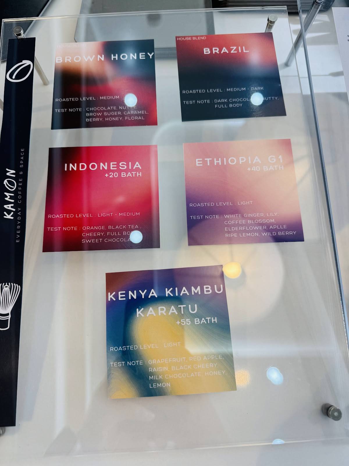 Kamon Coffee меню