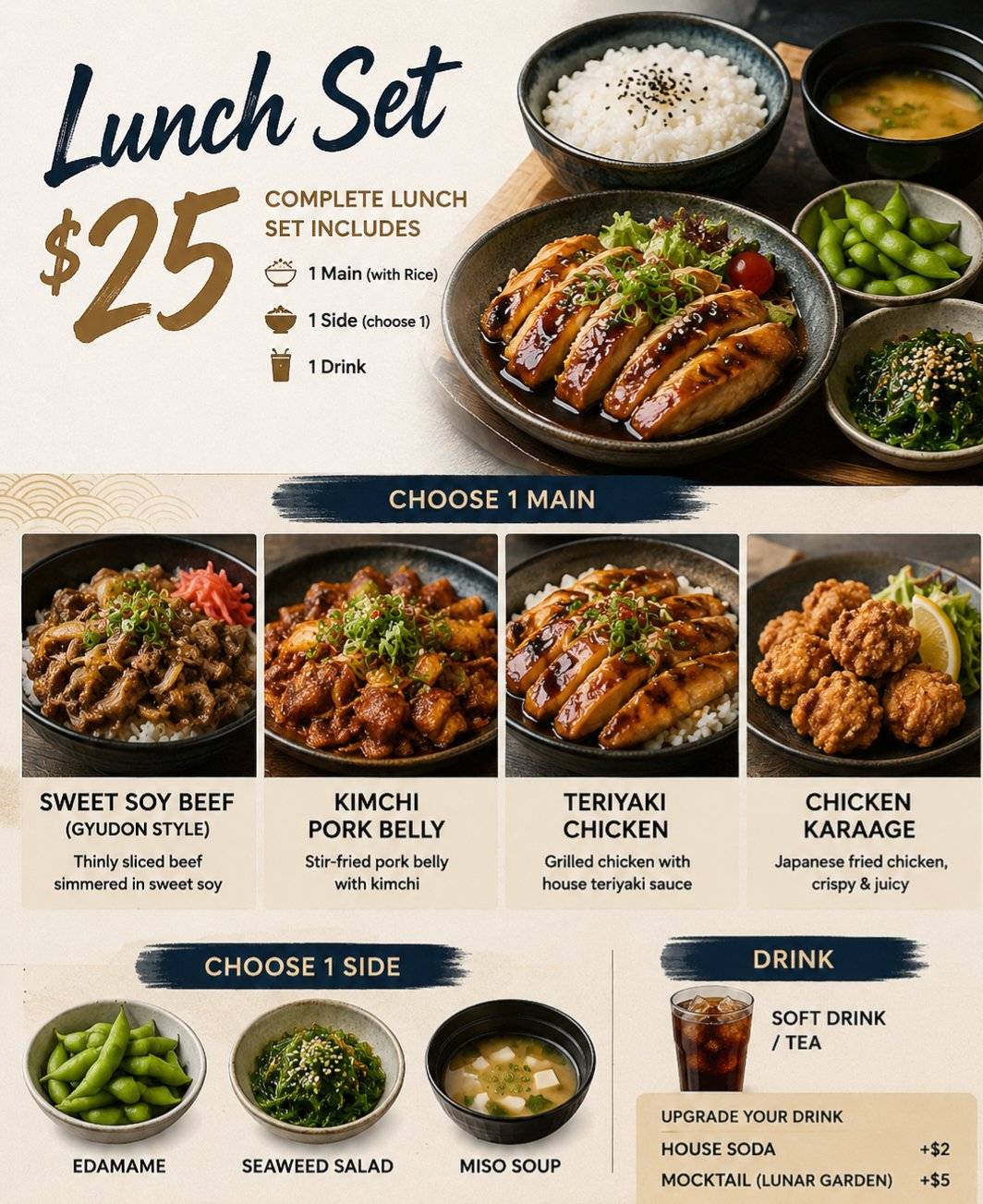 Kappo Izakaya меню