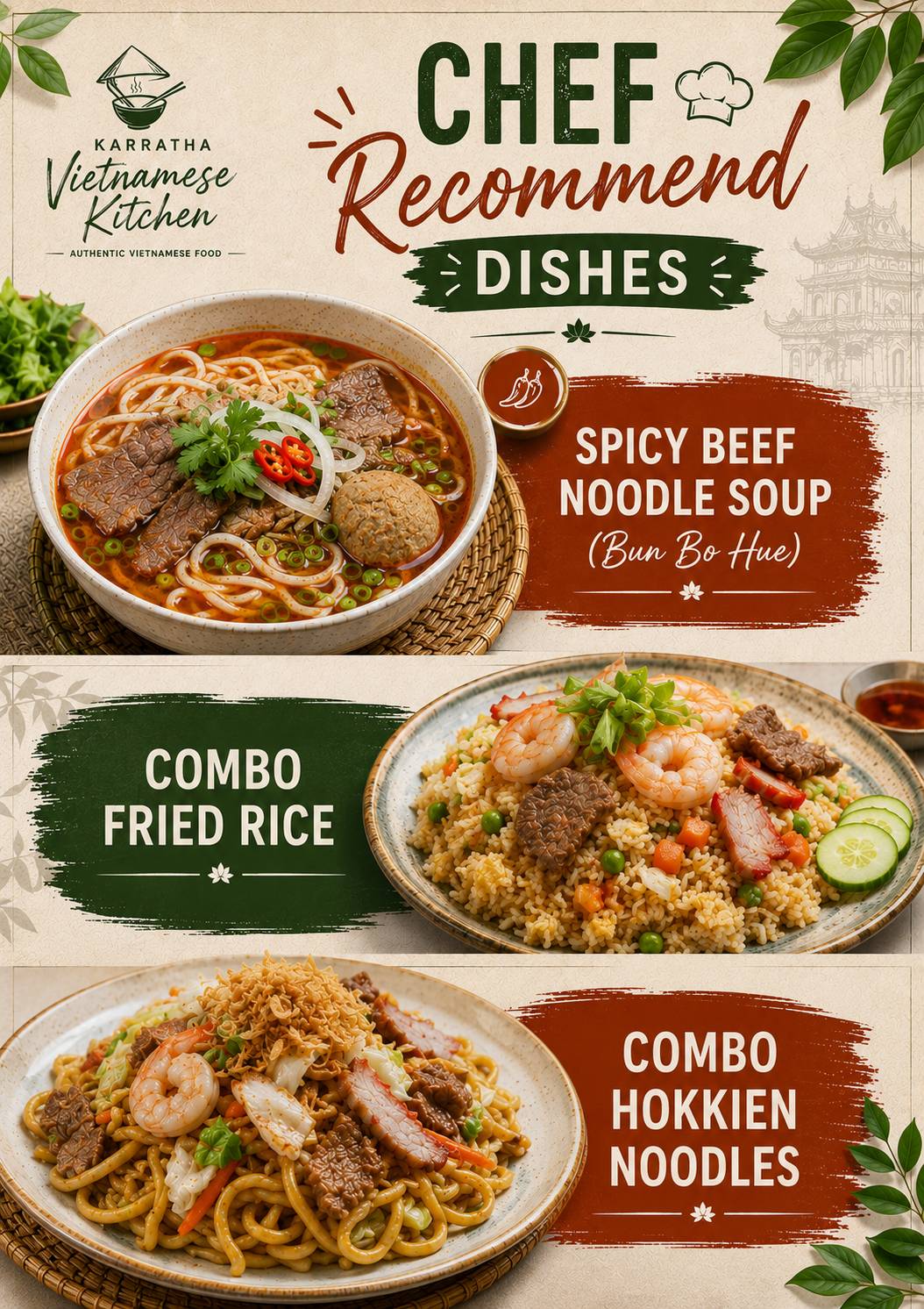 Karratha Vietnamese Kitchen меню