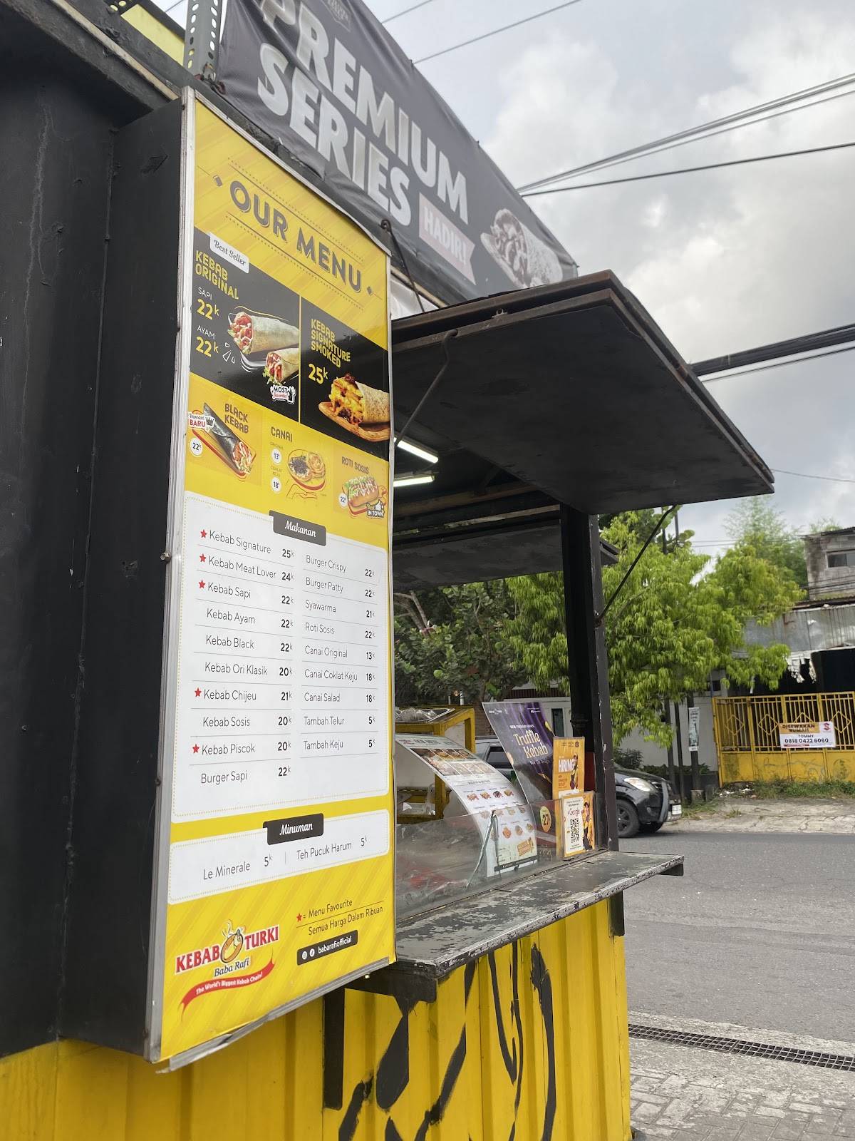 Kebab Turki Baba Rafi - SPBU Godean KM 7,8 (Gesikan Klajuran) меню