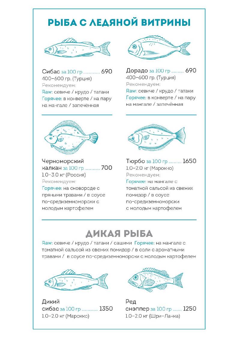 Клёво меню