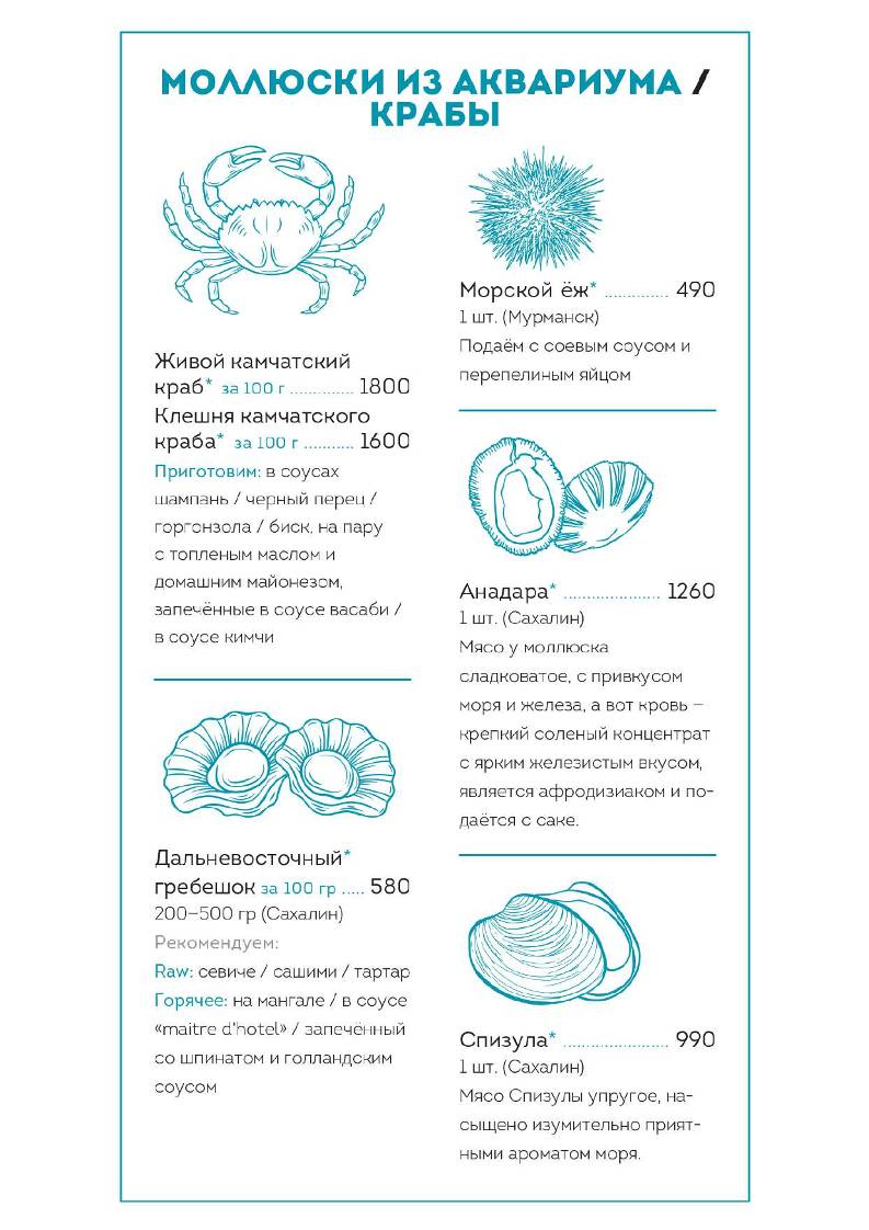 Клёво меню