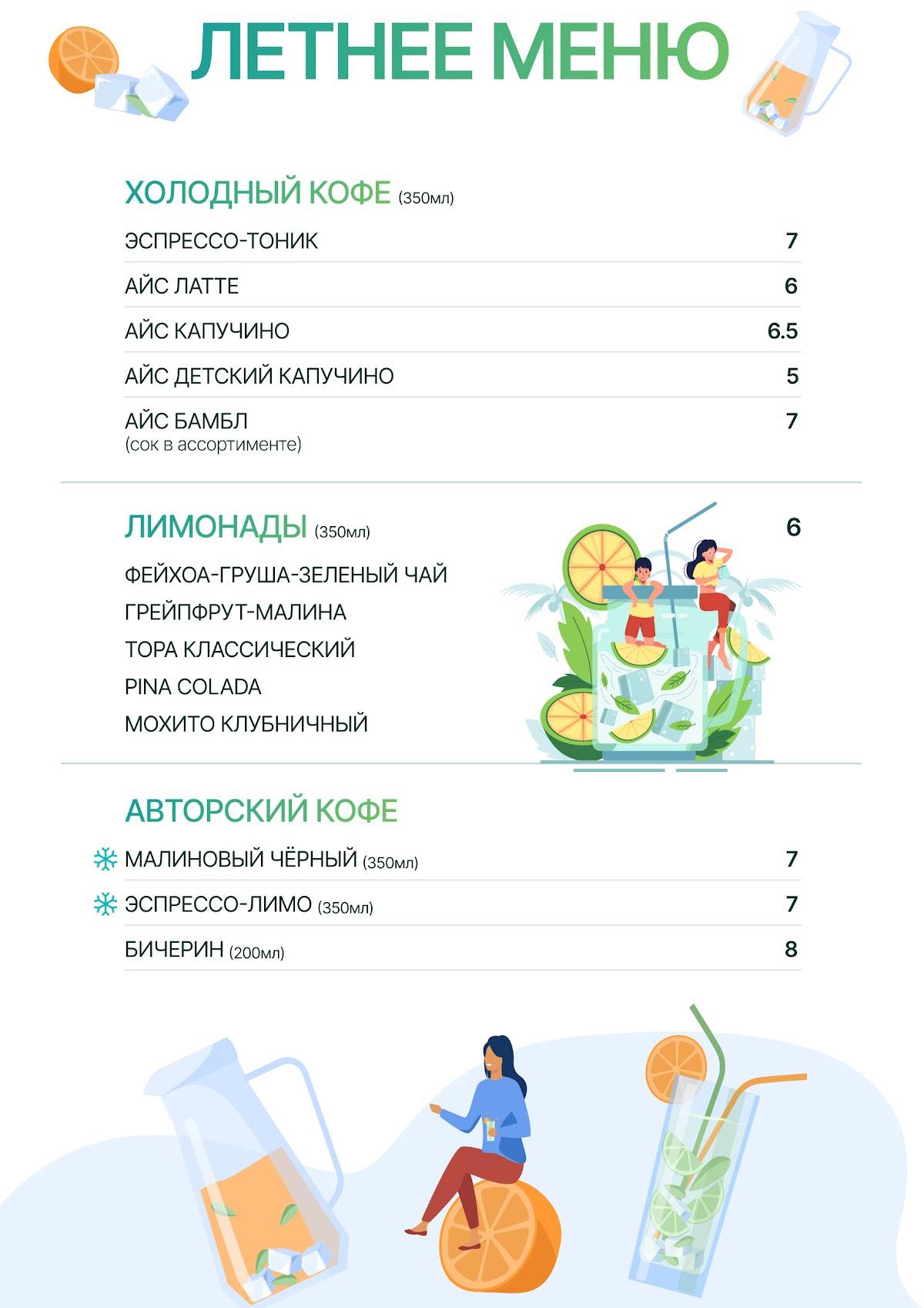 Кофейня 369 меню