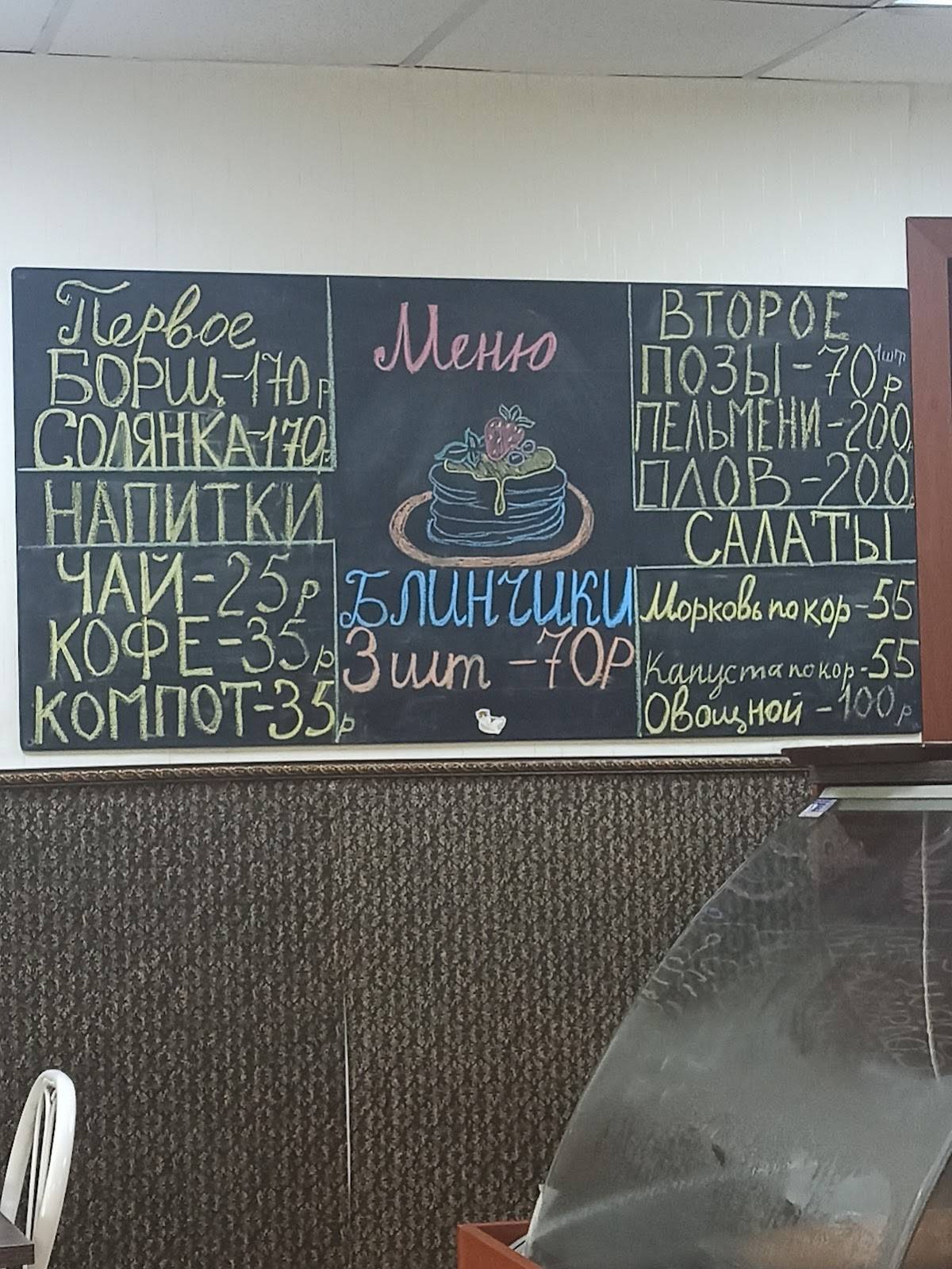 Кухня меню
