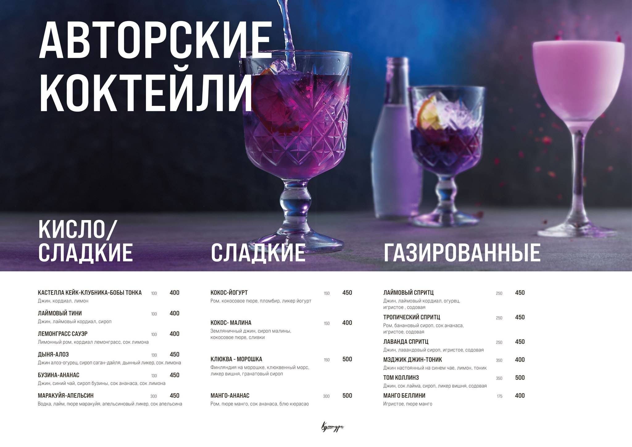 Культура меню
