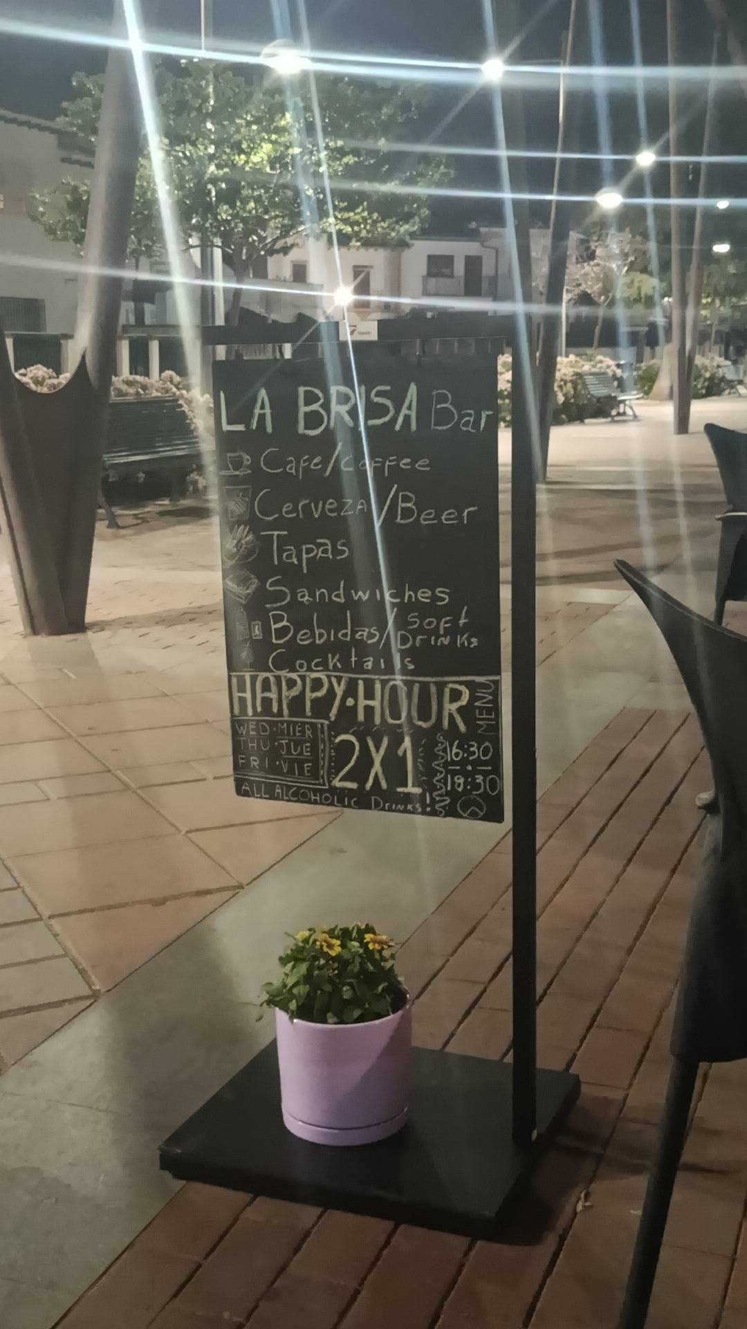 La Brisa Bar меню