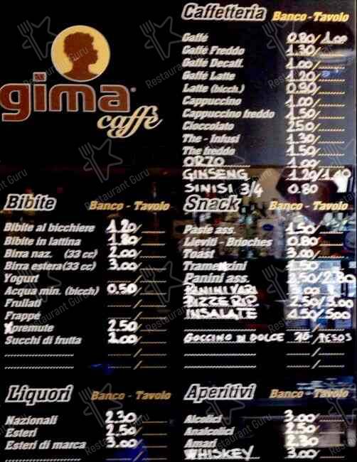 Bar LA MELA меню