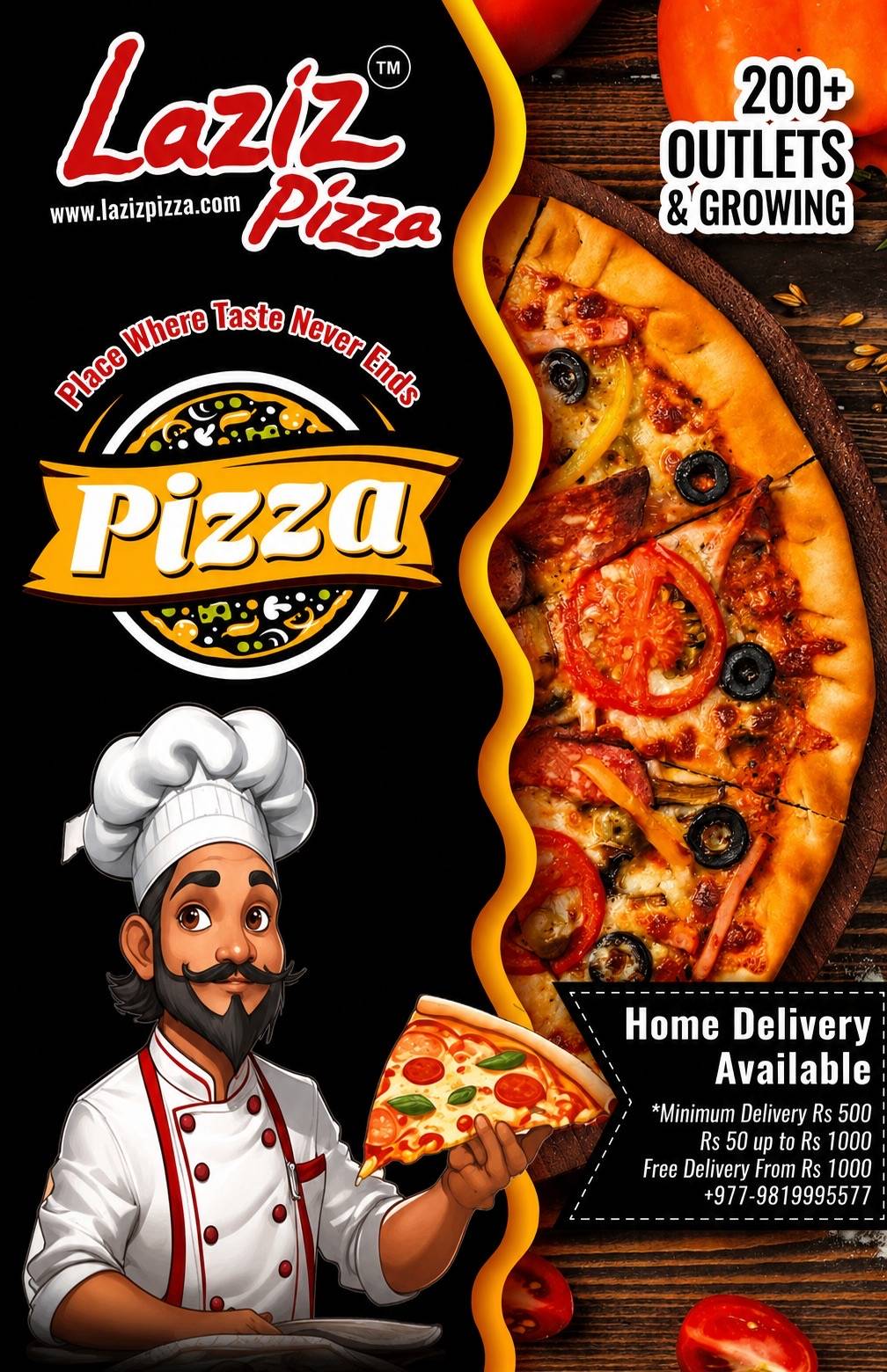 Laziz Pizza Rajbiraj меню