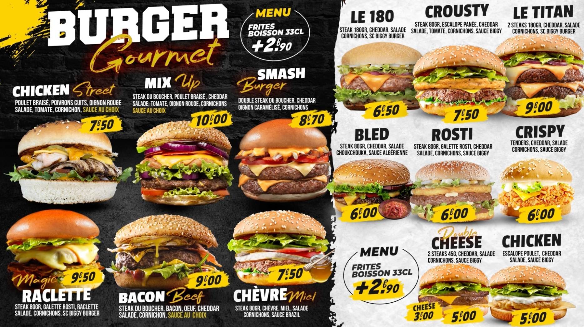 Le Dix Rombas (Fastfood) меню