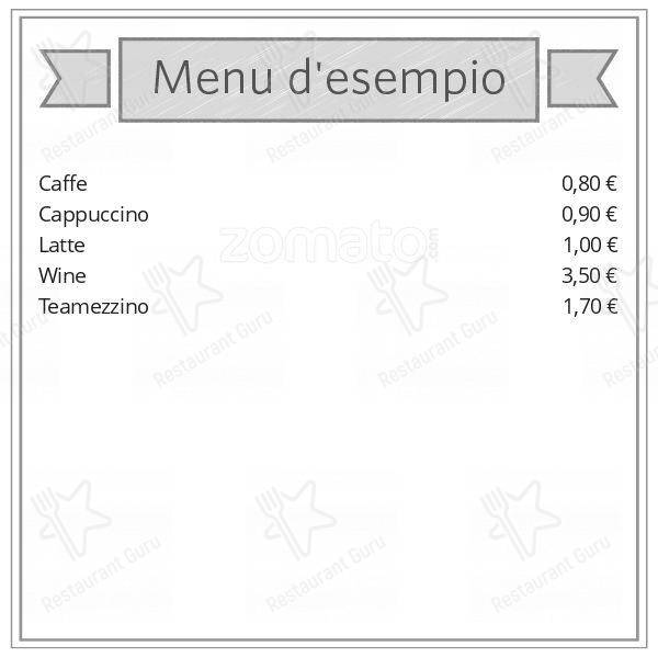 Bar "Leo Caffè" (Tor Marancia) меню