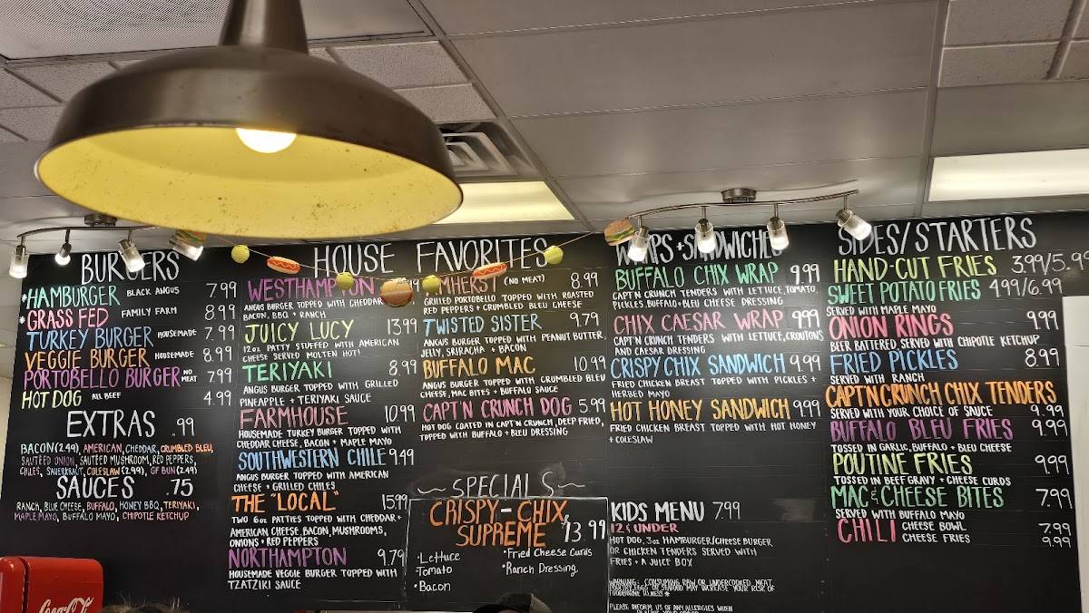 Local Burger меню