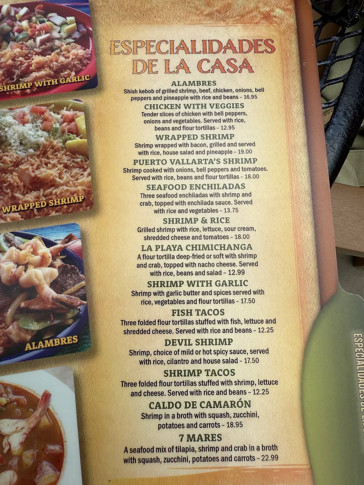 Los Dos Amigos меню