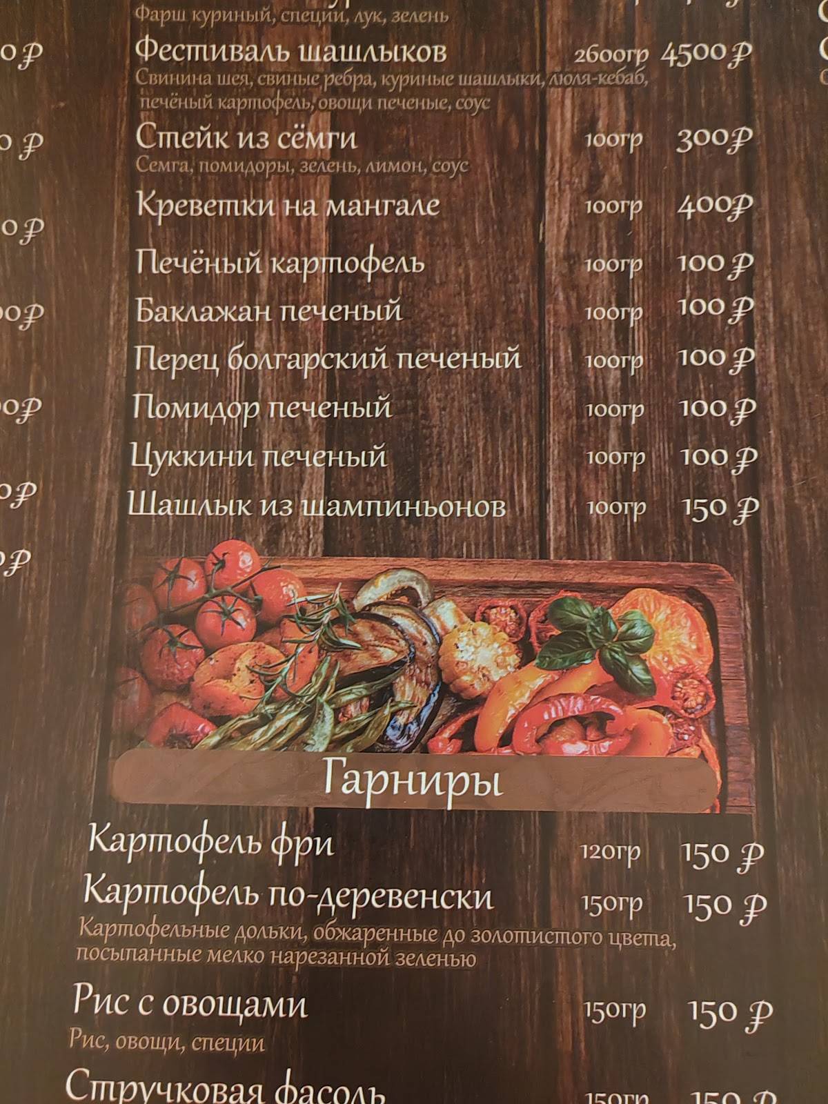 Лоза меню