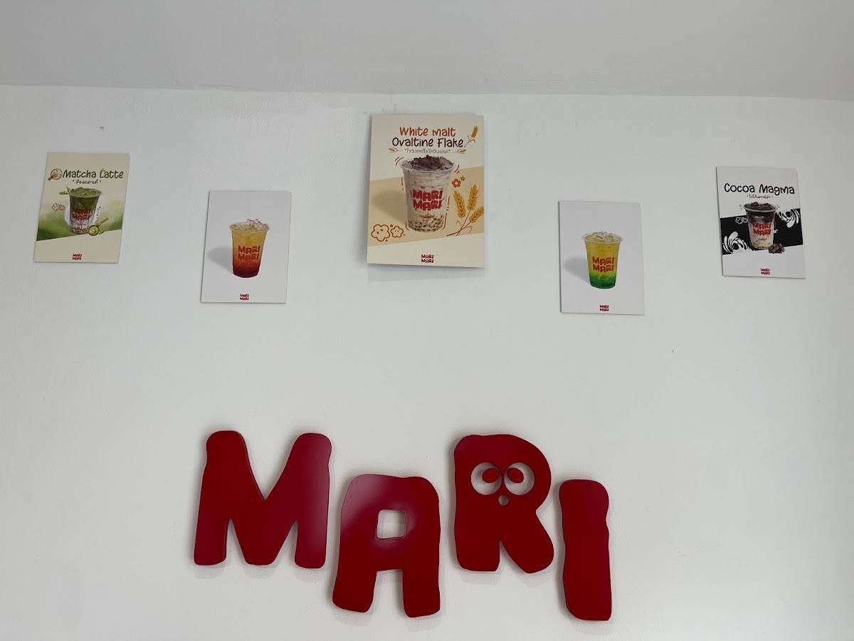 Меню MARI MARI สาขามาบตาพุด ชานมไข่มุกเม็ดเล็กสีทอง, Мап Та Пхут