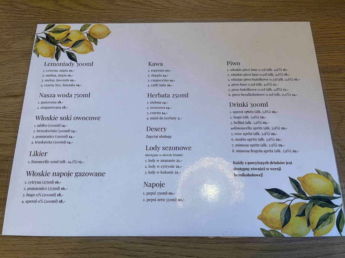 Mąka di Napoli Ruda Śląska меню