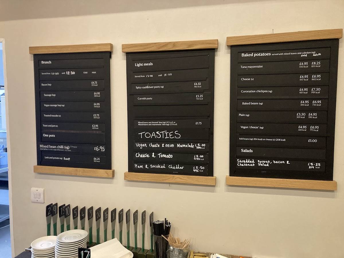 Manders Tea Room меню