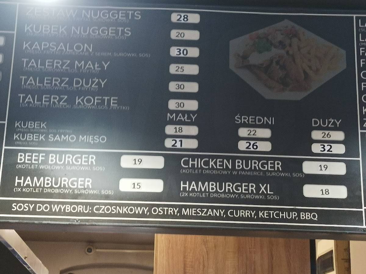 Memo Kebab меню