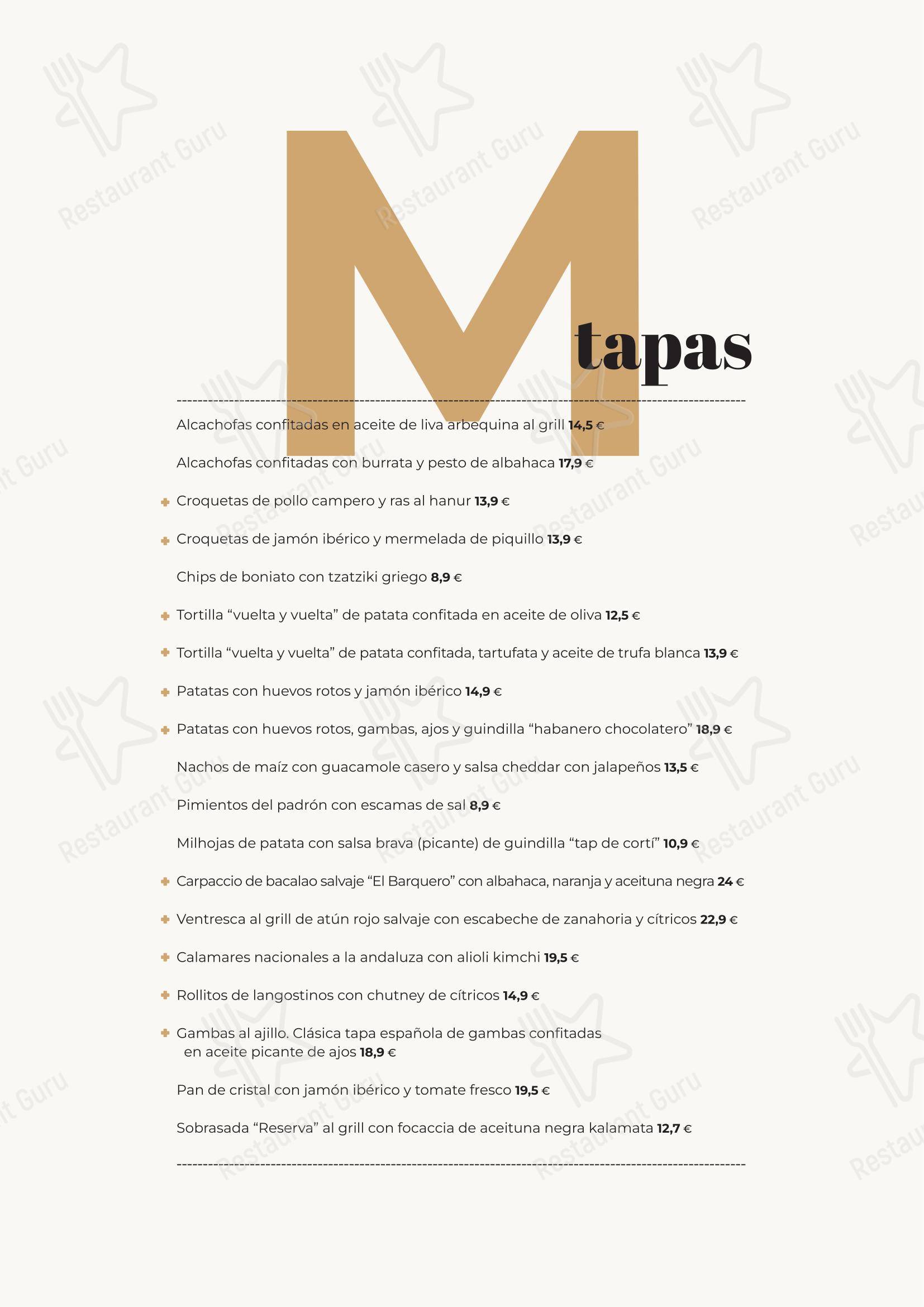 菜单 ресторана Mon Restaurant в Пойенсе